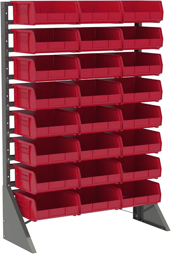 Akro-Mils 30235 AkroBins Plastic Storage Bins, 11"x11"x5", Black, 6-Pack - Image 11