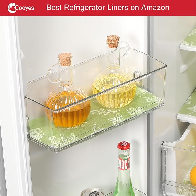 Cooyes Large Fridge Liners for Refrigerator, 17.7" × 24", Drawer & Shelf Liners for Kitchen Cabinets Non-Adhesive, Breathable Cloth Material, Non-Slip, Keep Produce Fresh Longer, Sage Green - Image 9