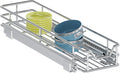 Pull Out Cabinet Organizer, 5.5" W x 21.5" D, Heavy Duty Chrome Slide Out Shelf for Narrow Base Cabinets, Sliding Wire Basket Drawer for Spices, Bottles, Snacks & Cleaning Supplies by Unknown