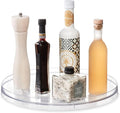 iDesign 14.5-Inch Lazy Susan Organizer, Clear | Large Turntable, For Cabinet or Pantry by iDesign