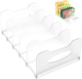 Freezer Organizer,12" Visible Fridge Organizer Rack with Removable Dividers | Freely Adjustable,Easy to Pull Out and Carry Handle, Fits Refrigerator Frozen Meals, Lunch Meat Box, Cheeses, White by SURETIVIAN