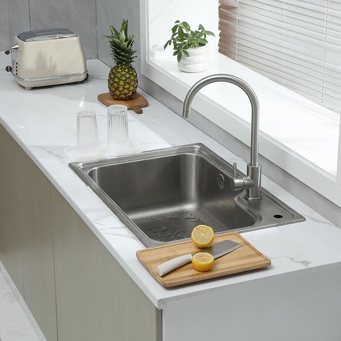 MicoYang Silicone Soap Dish with Drain Spout — Self-Draining Sink Organizer Tray for Bathroom & Kitchen, Sponges, Dispensers & Soap Holder, Non-Slip & Dishwasher Safe, Translucent (Medium, 9.6"×5.3") - Image 7