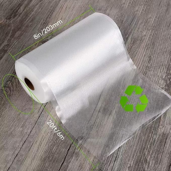 Vacuum Sealer Bags 6 Rolls 8"x20' Freezer Bags, 120Feet | Commercial Grade, BPA Free, Customized Size, Sous Vide Cooking, Puncture Prevention, Kitchen Essentials, Kitchen Gadgets - Image 7