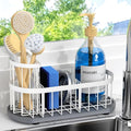 Sink Caddy Kitchen Sink Organizer, Sponge & Brush Holder, Stone Drying Mat | Space-Saving Sink Sponge Holder with Full-Size Tool Storage, Fits Most Sinks, Kitchen Sink Accessory and Countertop Organizer by HOKEMOM