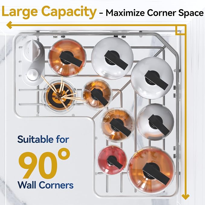 Corner Shower Caddy Adhesive, 100% Rustproof Shower Organizer with Soap and Troothbrush Holder, No Drill Shower Shelf for Inside Shower, Wall-Mounted Shower Storage for Homes (5 Pack, Silver) - Image 3