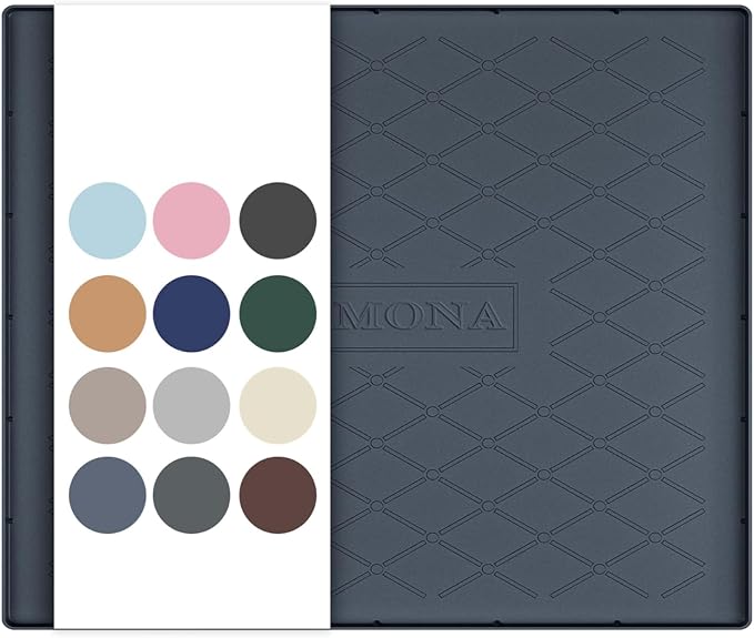 URMONA 25" x 19" Waterproof Silicone Mat in Multiple Sizes & Colors, Under Sink Mat for Kitchen & Bathroom, Pet Food Pad for Dogs & Cats, Kitchen Cabinet Liner, Multi-Purpose for Storage(Dark Grey) by URMONA