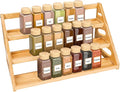 Premium Spice Rack - 3 Tier Bamboo Spice Rack Organizer - Spice Organization for Kitchen Cabinet/Countertop by Unknown