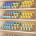 Expandable Clear Acrylic Can Organizer for Pantry, 3-Tier, Holds 24 Cans | Adjustable Can Storage Holder, Soda Can Dispenser Shelf, Canned Goods Display for Cabinets & Countertops (Patent Pending) by NuoyuanShen