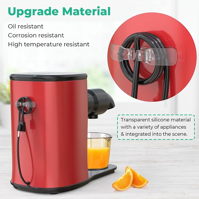 Cord Organizer for Appliances | Kitchen Gadgets, Cord Organizer for kitchenaid Stand Mixers,Coffee Maker, Pressure Cooker, Air Fryer,Kitchen Accessories,8 Pcs - Image 2