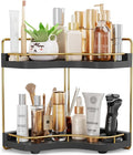 2-Tier Corner Bathroom Counter Organizer, Larger Size | Embedded Screw Holes, Sturdy & Stable, Oversized, Holds More, Vanity Shelf for Makeup & Skincare by Unknown