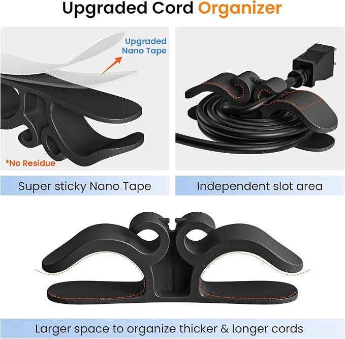 Cord Organizer for Appliances,Cord Wraps for Electrical Cords,6 Pack Stick- Winder for Kitchen Appliances, Compatible with Mixer, Coffee Maker, Blender, Air Fryer,Kitchen Appliance Cord Organizer - Image 3