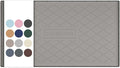 URMONA 40" x 22" Waterproof Silicone Mat in Multiple Sizes & Colors, Under Sink Mat for Kitchen & Bathroom, Pet Food Pad for Dogs & Cats, Kitchen Cabinet Liner, Multi-Purpose for Storage(Beige) by URMONA