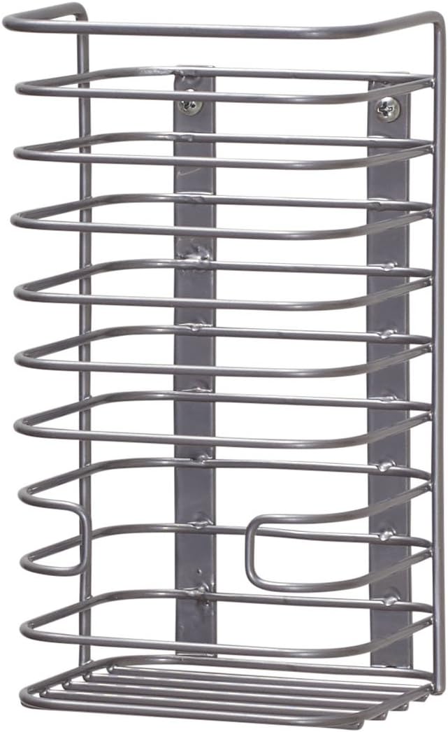 Household Essentials Satin Nickel Steel Door Basket by HouseholdEssentials