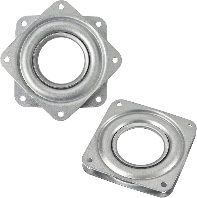 2 Pack 3" Lazy Susan Turntable 200 LBS pounds Steel Ball Bearing Rotating Tray Strong Sturdy Table Cabinet Low Profile by HSTECH