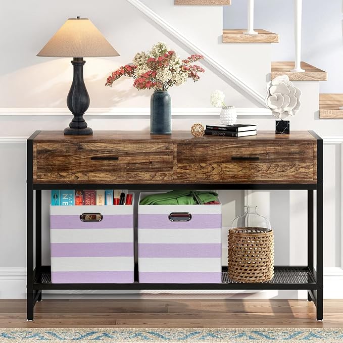 Posprica Storage Bins Storage Cubes,13×13 Collapsible Storage Boxes Containers Organizer Baskets for Nursery,Office,Closet,Shelf - 4pcs,Purple-white Striped - Image 2