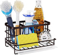 HapiRm Multifunctional Kitchen Sink Caddy with Removable Drain Tray, Quick Draining Rustproof Sink Organizer, Stainless Steel Kitchen Sponge Holder for Sponge, Cleaning Towel and Scrubber-Bronze by HapiRm