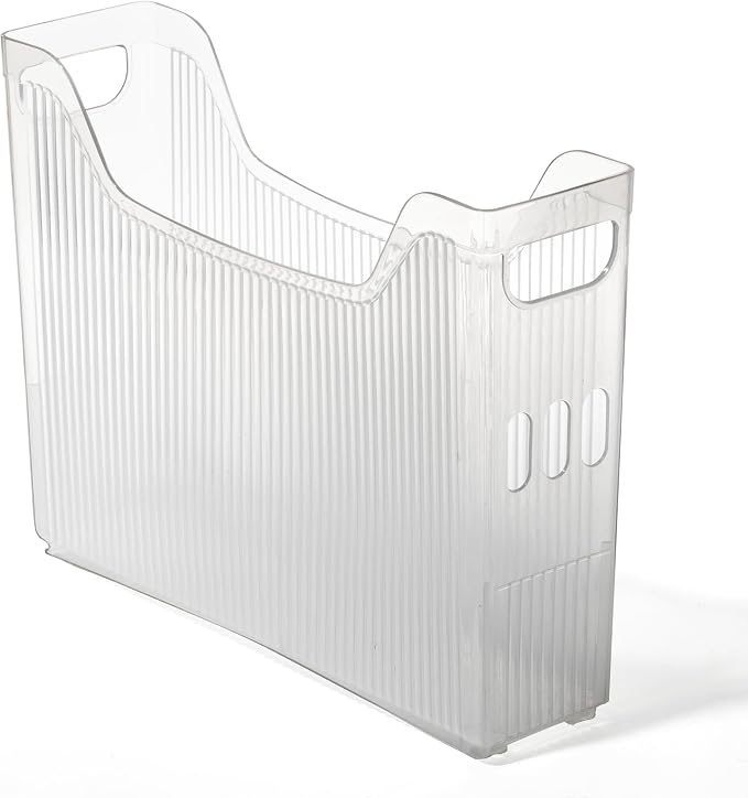 BINO | Plastic Storage Bins, Narrow - 2 Pack | THE CANYON COLLECTION | Clear Storage Bins for Organization | Clear Containers for Pantry | Fridge & Freezer Organizer Bin | Cabinet & Pantry Organizers - Image 5