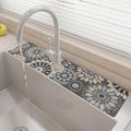 24" X 5.5" Kitchen Sink Splash Guard Faucet Mat Mandala Super Absorbent Fast Drying Faucet Guard & Draining Mat Sink Splash Guard Behind Faucet for Kitchen, Bathroom by Unknown