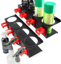 Spray Bottle Holder, 2 Pack Wall Mount Car Detailing Can Holder Spray Rack | Heavy-Duty Carbon Steel Auto Detail Spray Bottle Organizer, Spray Can Holder with Hooks for Garage Workshop Van Shed Storage by Unknown