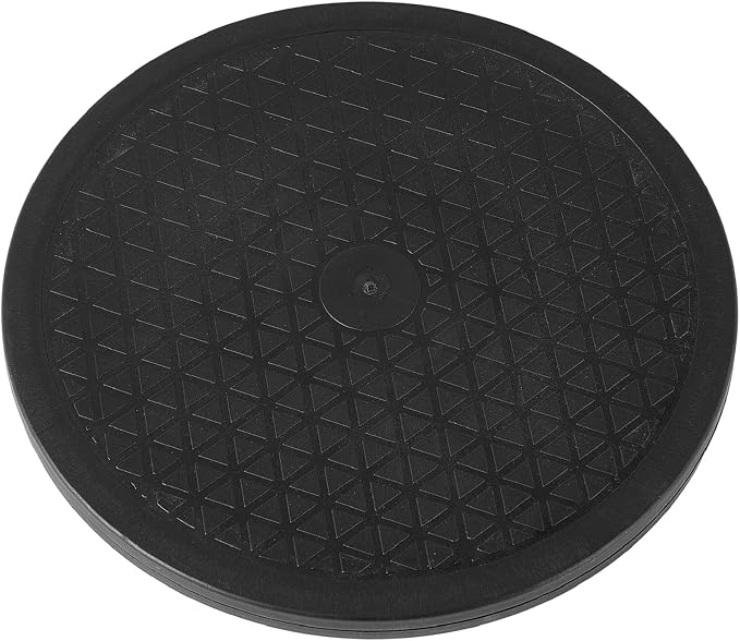 Multi-use Heavy Duty Rotating Swivel Stand - Lazy Susan with Steel Ball Bearings for Model Base/Rotating Plants/Crafts Stand Monitor/Big Screen TV/Monitors/Potted Plants (10 Inch) by QDiShi