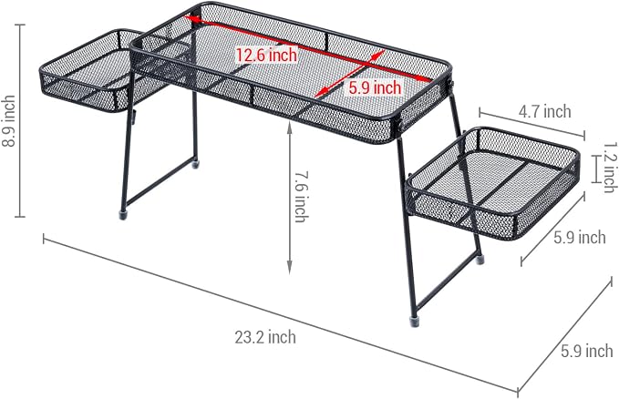 MyGift Over the Sink Shelf, 3-Tier Black Metal Kitchen Sink Organizer | Bathroom Storage Rack, Countertop Caddy For Vanity, Soap, Sponges, Toiletries, Cosmetics, Dishwashing Supplies & Accessories - Image 6