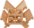 HBlife Bamboo Dish Drying Rack with Utensils Flatware Holder Set, 3-Tier Large Folding Drying Holder for Kitchen Counter, Collapsible Drainer by HBlife