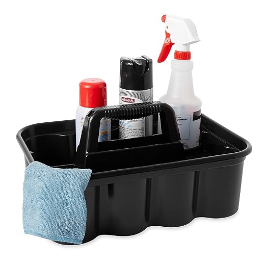 Rubbermaid Commercial Products Deluxe Carry Caddy for Take-Out Coffee/Soft Drinks Postmates/Uber Eats/Food Delivery Cleaning Products Sports/Water Bottles Black - Image 6