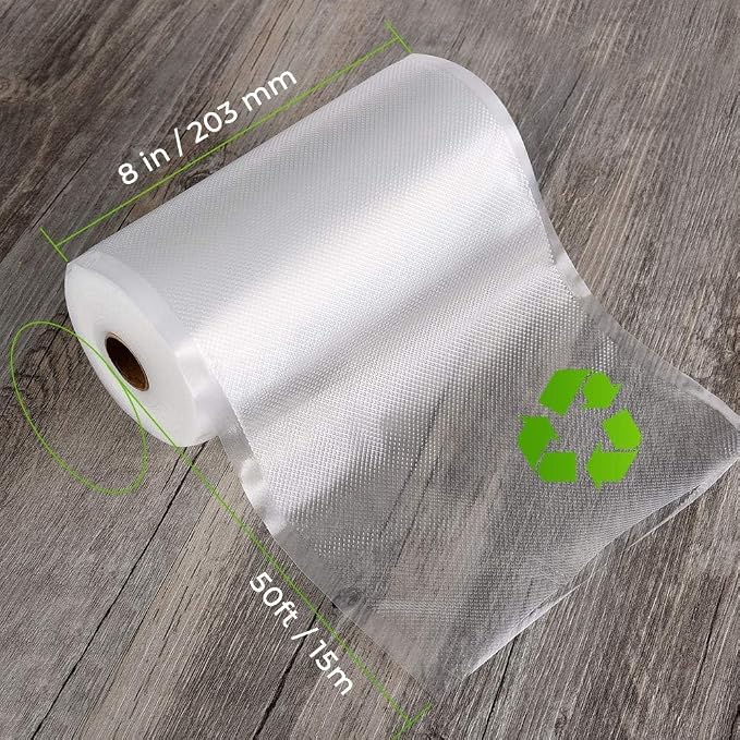 Vacuum Sealer Bags For Food 6 Pack (3 Rolls 11"x20' + 3 Rolls 8"x20') | Commercial Grade, BPA Free, Freezer Bags, Sous Vide Cooking, Puncture Prevention, Kitchen Essentials - Image 7