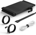 Lamicall 60PCS Reusable Cable Ties, 6-Inch Nylon Hook Loop Straps | [Upgraded Tapered Tail] for Effortless Threading, Adjustable Cord Organizer Management for Desk PC Home Office by Lamicall