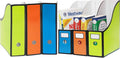 Simple Houseware 6-Pack Cardboard Magazine File Holder Box, Multicolor | Foldable Box Organizer with Label Slot by SimpleHouseware