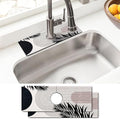 Sink Faucet Absorbing Mat, 2 Pack Drying Mat Around Faucet Sink Splash Guard Behind Faucet Sinkmat For Kitchen Bathroom Island Rv 15 * 5.5 Inch (38 * 14 cm) by BathtubMat