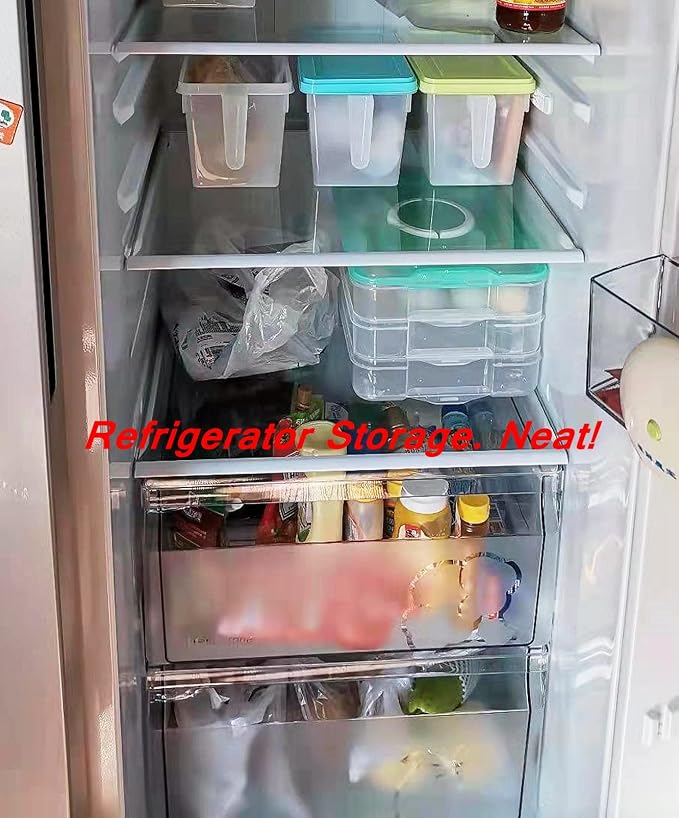 Egg Storage Container for Refrigerator, 3-Layer Deviled Egg Tray, Stackable Fridge Egg Organizer with Lid and Handle, Extra Large Holder, 60 Count Eggs Keeper(transparent 3 layer) | 3-Layer, 60 eggs, Stackable Storage Holder with Handle for Refrigerato... - Image 5