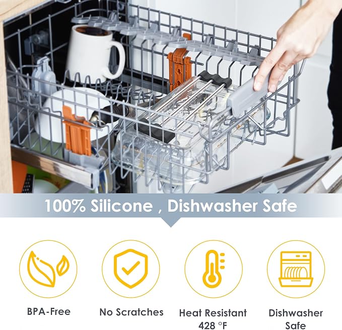 Tomorotec Adjustable Over-The-Sink Kitchen Rack, BPA-Free, Black | Holds 16.5 Lbs; For Dishcloths, Sponges, and Brushes - Heat-Resistant Stainless Steel with Slim, Expandable Design - Image 5