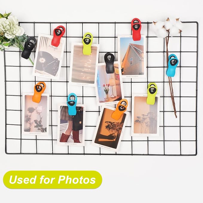 JETMORE 16 Pack Chip Clips Bag Clips, Multicolor Magnetic Chip Clip - Image 5