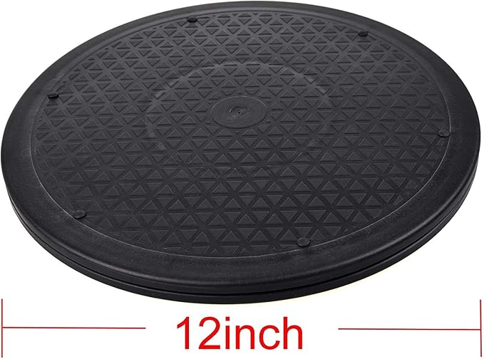 12 Inch Heavy Duty Rotating Swivel With Steel Ball Bearings Stand for Monitor/TV/Turntable/Lazy Susan - Image 2