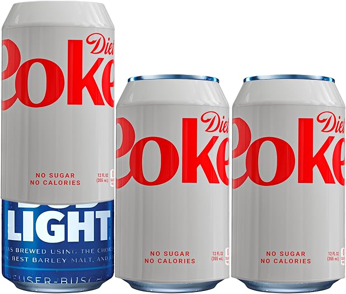 BeerSkin Silicone Can Covers 12 oz (355 ml) - Soda Can Cover - 3 Pk | Silver Diet, Reusable, Travel, Camping, Beach Days, Outdoor Parties, Fun Beverage Accessories, Gift for Outdoor Lovers by Skywin