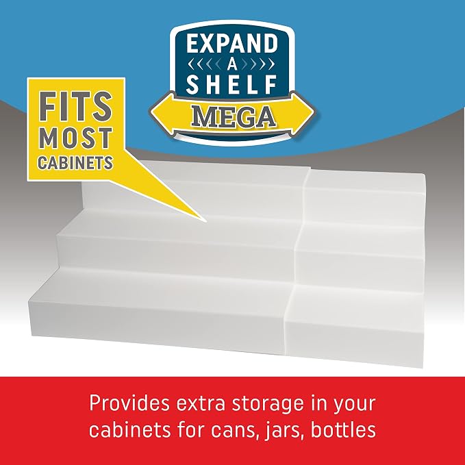 Dial Industries 3 Tier Adjustable Canned Goods Shelves for Kitchen Cabinet and Pantry Organization,Expand A Shelf,Mega,(Pack of 6) - Image 3