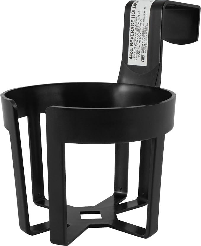 Custom Accessories Large Car Door Cup Holders, Black, 48-Piece | Universal Auto Cup Holders for Cars and Trucks, Car Window Cup Holder, Fits Drinks up to 44 Oz - Image 5