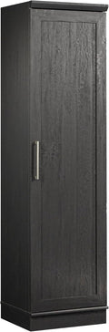 Sauder HomePlus Kitchen Pantry Storage Cabinet Slim Single Door with Adjustable Shelves, Living Room Storage Cabinet, in Raven Oak by SAUDER%C2%AE