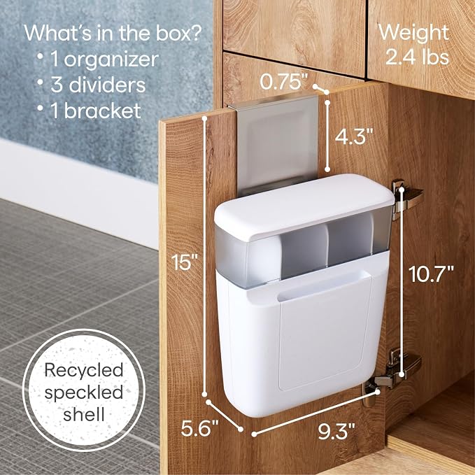 YouCopia DoorStash Toiletry Organizer, Hanging Cabinet Bathroom Storage - Image 3