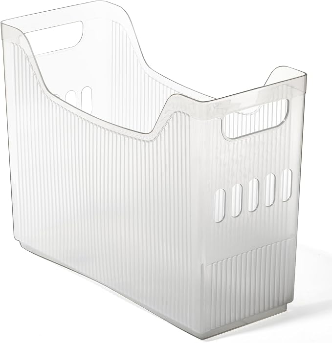 BINO | Plastic Storage Bins, Medium - 2 Pack | THE CANYON COLLECTION | Clear Storage Bins for Organization | Clear Containers for Pantry | Fridge & Freezer Organizer Bin | Cabinet & Pantry Organizers - Image 7