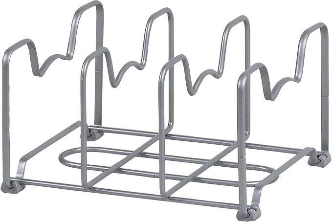 Simple Houseware Kitchen Houseware Organizer Pantry Rack, Silver - Image 4