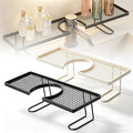 2 Pack Bathroom Sink Shelf Over Faucet,Behind the Faucet Sink Organizer, No Drill Free Standing Faucet Organizer Shelf with Drainage Design for Kitchen and Bathroom by Unknown
