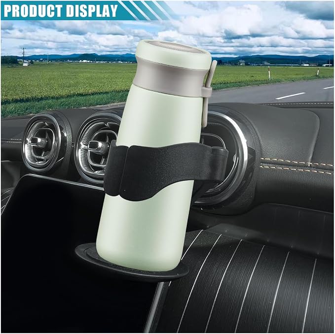 KITUREK Cup Holder for Car, Multi-Function Car Cup Holder Organizer, Car Trash Can, Hanging Cup Holder Expander for Car Air Vents, Vehicle Beverage Organizer Suitable for Cars Trucks (2 PCS) - Image 5