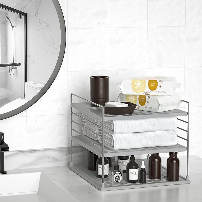 Upgraded Pantry Organizers and Storage - Divided Compartment Holder for Foil and Plastic Wrap - Kitchen Organization for Aluminum Foil, Wraps, Box - Image 5