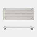 2 Pack Fast Drying Water Absorbing Diatomite Stone Mat Tray for Kitchen & Bathroom Counter - Instant Dry Sink Caddy Organizer - Vanity Holder for Soap and Sponge – Beige Gray 10" x 4" by Razborci