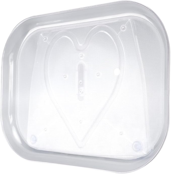 Lazy Susan Organizer Rectangular 15.75 x 11.81in Plastic 360 Degree Rotating Refrigerator Turntable Organizer with Anti Slip Base for Fridge Cabinet Pantry Storage - Image 8