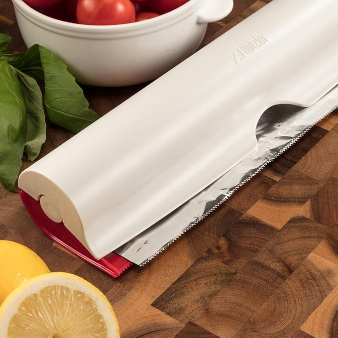Hutzler Wrap Dispenser, 13" x 3.25" x 1.75", Red - Image 4