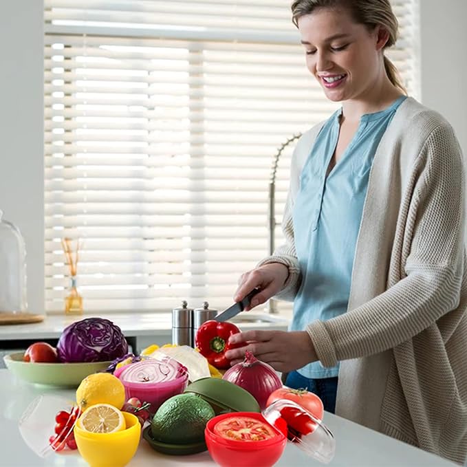 Avocado Storage Containers, Reusable Avocado Keeper for Fridge, Individual Avocado Saver Holder Organizer for Refrigerator to Keep Avocado Fresh - Image 5