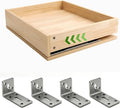 Pre-Assembled Pull Out Cabinet Drawer with L-Brackets No Shelf Required | All 3/4" Solid Wood Construction Soft Close Slide（26''W x 21''D） by Unknown